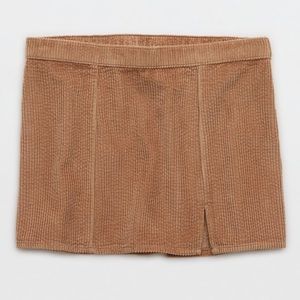 aerie mini corduroy skirt